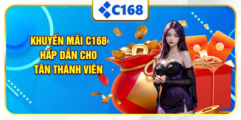 Khuyến mãi C168 hấp dẫn cho tân thành viên