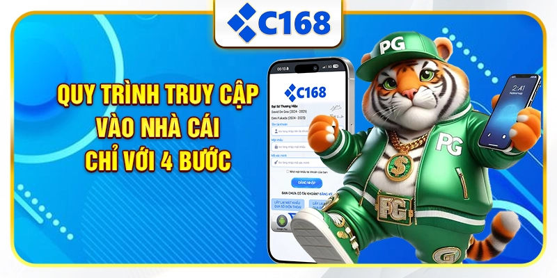 Quy trình truy cập vào nhà cái chỉ với 4 bước